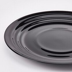 NÄTBARB - Side plate, black, 19 cm