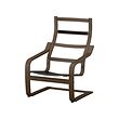 POÄNG - rangka kursi berlengan, kesan kayu walnut | IKEA Indonesia - E1006282_S2