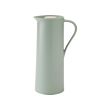 BEHÖVD - Vacuum flask, light green/beige, 1 l