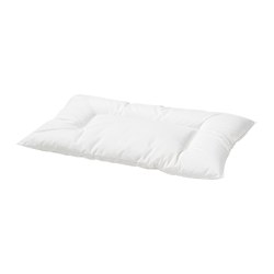 LEN - Bantal utk kasur bayi, putih, 35x55 cm