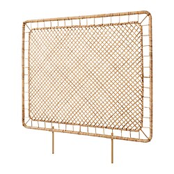 TOLKNING - Headboard, handmade rattan