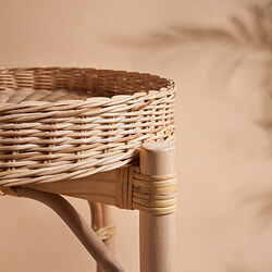 TOLKNING - Bedside table, handmade, 52 cm