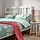 FÖSSTA - duvet cover and 2 pillowcases, green, 200x200/50x80 cm | IKEA Indonesia - PE936282_S1