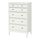 IDANÄS - chest of 6 drawers, white, 84x135 cm | IKEA Indonesia - PE782667_S1