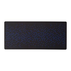 BRÄNNBOLL - Pad mouse game, hitam/berpola, 90x40 cm