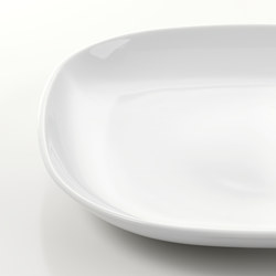 VÄRDERA - Piring, putih, 25x25 cm