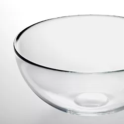 BLANDA - Serving bowl, clear glass, 20 cm