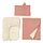 GULDVÄVARE 3-piece bedlinen set for cot
