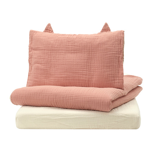 GULDVÄVARE 3-piece bedlinen set for cot