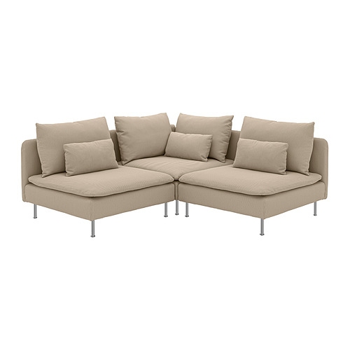 SÖDERHAMN sofa sudut, 3 dudukan
