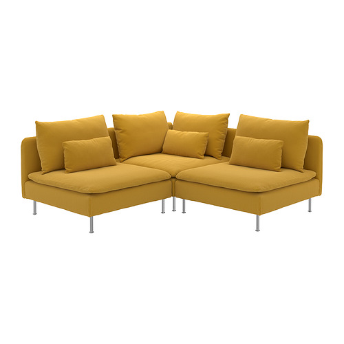 SÖDERHAMN sofa sudut, 3 dudukan
