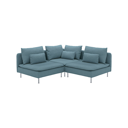 SÖDERHAMN sofa sudut, 3 dudukan