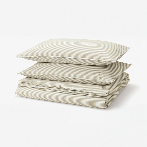 SOLFIBBLA sarung duvet dan 2 sarung bantal