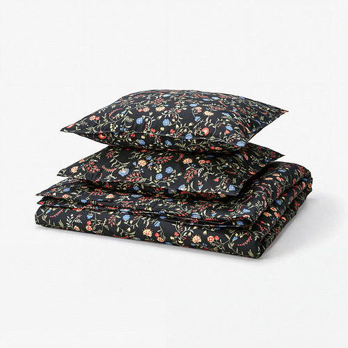 BRUDKRUSBÄR duvet cover and 2 pillowcases