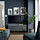 BESTÅ - TV bench with doors, white Bergsviken/Ösarp/black, 120x42x48 cm | IKEA Indonesia - PE823670_S1