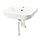 BACKSJÖN - semi-recessed wash-basin w watr trp, white, 50x43 cm | IKEA Indonesia - PE904549_S1