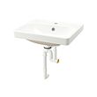 ORRSJÖN - Wastafel semi trsmbnyi dg prkp air, putih, 50x44 cm
