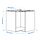 METOD - corner base cabinet frame, white, 88x60x80 cm | IKEA Indonesia - PE936598_S1