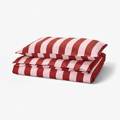 SLÅNHÖSTMAL duvet cover and pillowcase