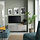 BESTÅ - TV bench with doors, white/Kallviken/Ösarp light grey, 120x42x48 cm | IKEA Indonesia - PE823680_S1