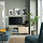 BESTÅ - TV bench with doors, white stained oak effect/Lappviken/Stubbarp white stained oak effect, 120x42x48 cm | IKEA Indonesia - PE823656_S1