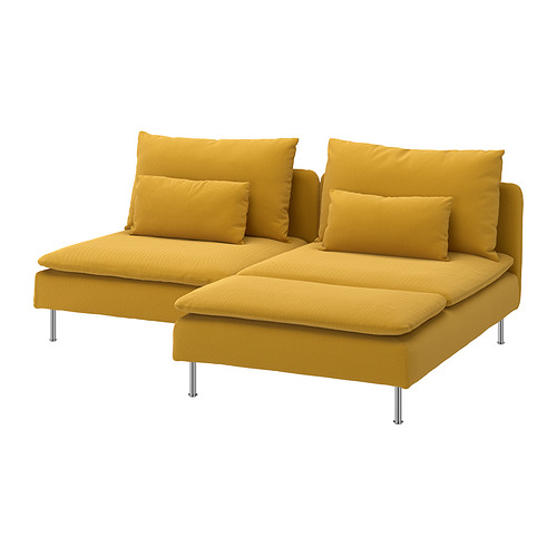 SÖDERHAMN sofa 2 dudukan dg chaise longue