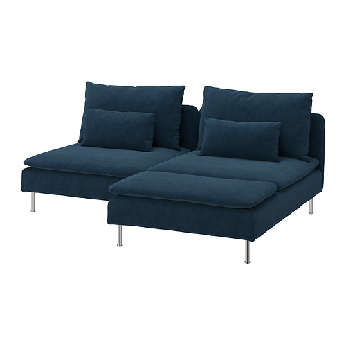 SÖDERHAMN sofa 2 dudukan dg chaise longue
