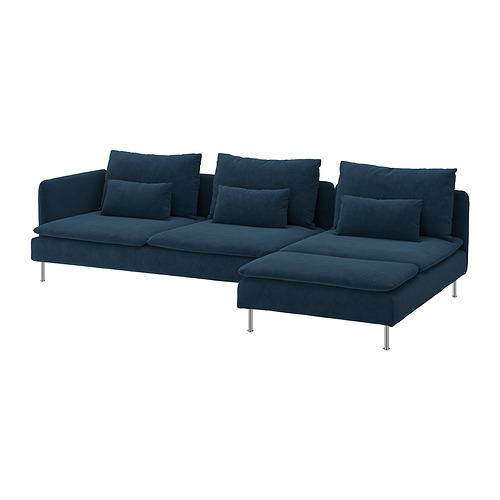 SÖDERHAMN sofa 4 dudukan dengan chaise longue