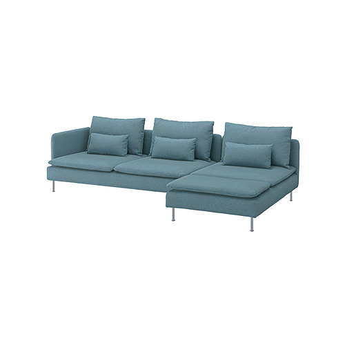 SÖDERHAMN sofa 4 dudukan dengan chaise longue