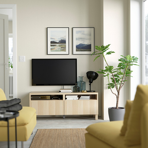 BESTÅ meja TV dengan laci