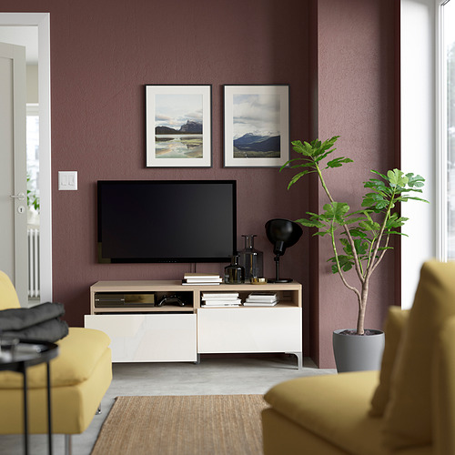 BESTÅ meja TV dengan laci