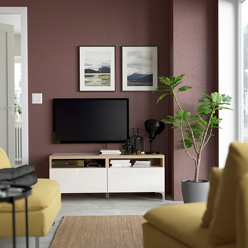 BESTÅ meja TV dengan laci