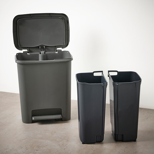 KNÖCKLA tempat sampah berpedal