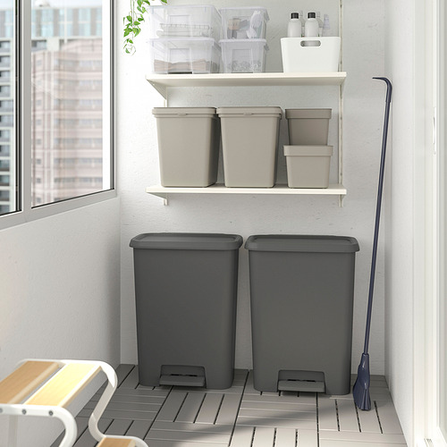 KNÖCKLA tempat sampah berpedal