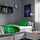 BLÅSKATA - duvet cover and pillowcase, green/patterned, 150x200/50x80 cm | IKEA Indonesia - PE904656_S1