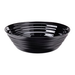 NÄTBARB - Serving bowl, black, 22 cm