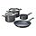 HEMLAGAD - set 6 unit peralatan memasak, lapisan anti lengket abu-abu hijau muda/abu-abu | IKEA Indonesia - PE936723_S1