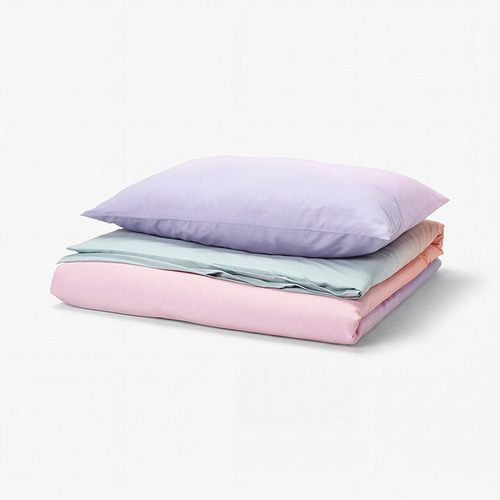 FLÄDERBUSKE duvet cover and pillowcase