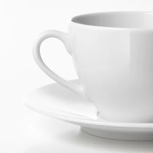 VÄRDERA cangkir kopi dan tatakan