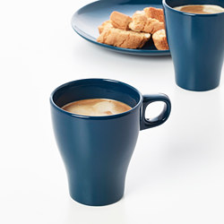 FÄRGRIK - Mug, toska tua, 25 cl
