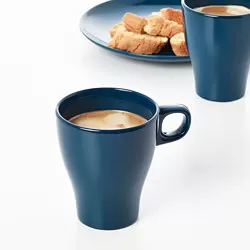 FÄRGRIK - Mug, toska tua, 25 cl