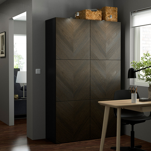 BESTÅ storage combination with doors