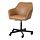 MALSKÄR/TOSSBERG - swivel chair, Grann light brown/black | IKEA Indonesia - PE904797_S1