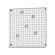 GREJIG - wall grid with rail, grey, 58x59 cm | IKEA Indonesia - E1006840_S2