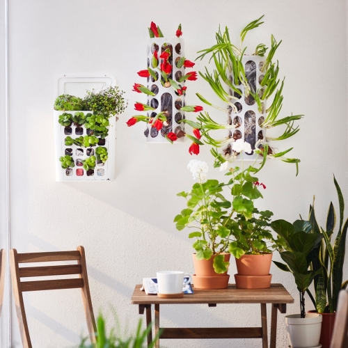 VARIERA plastic bag dispenser, white IKEA Indonesia