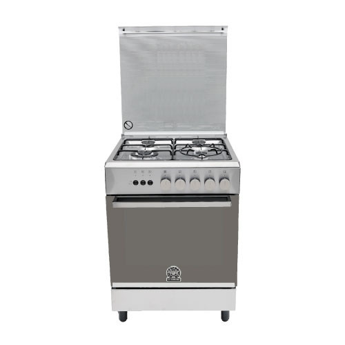 white free standing cooker