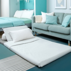 RÅHOLT - Guest mattress, grey, 91x190 cm