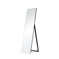 METRO - Stand mirror 40x150cm black-PU