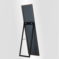 METRO - Stand mirror 40x150cm black-PU