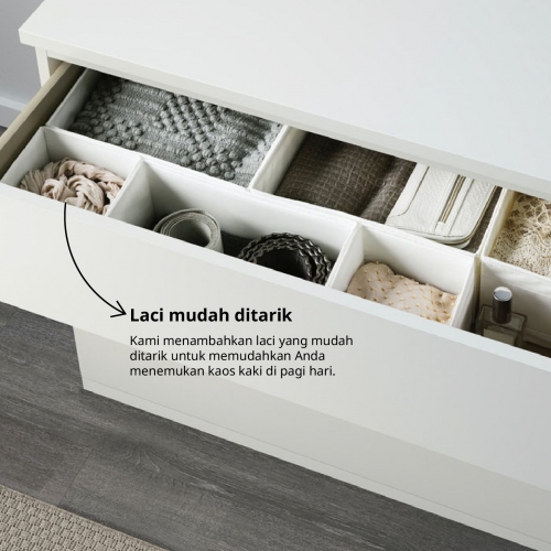 MALM lemari 3 laci
